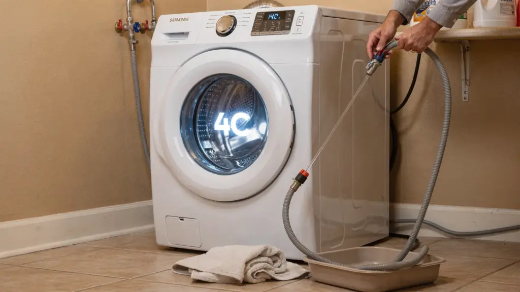 Samsung Washer 4C Error: Water Inlet Troubleshooting - Main Image